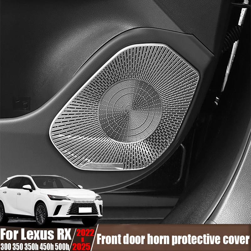 

Front door horn protection cover modified car interior decoration accessories For Lexus RX 300 350 350h 450h 500h 2022-2025