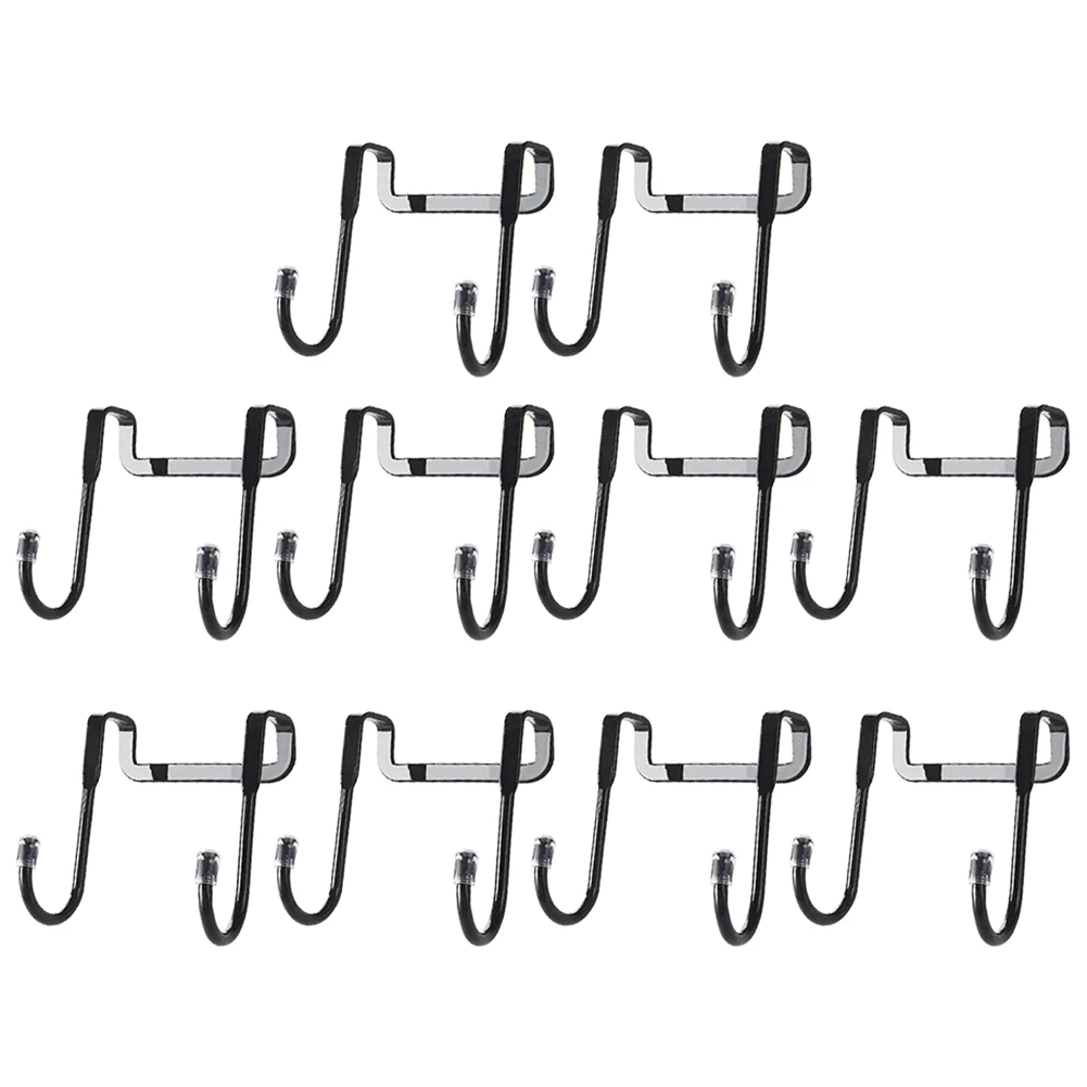 

10 Pcs over Door Hooks, Shower Door Hooks Stainless Steel Towel Hooks,Bathroom Kitchen Hooks Organizers on the Doors