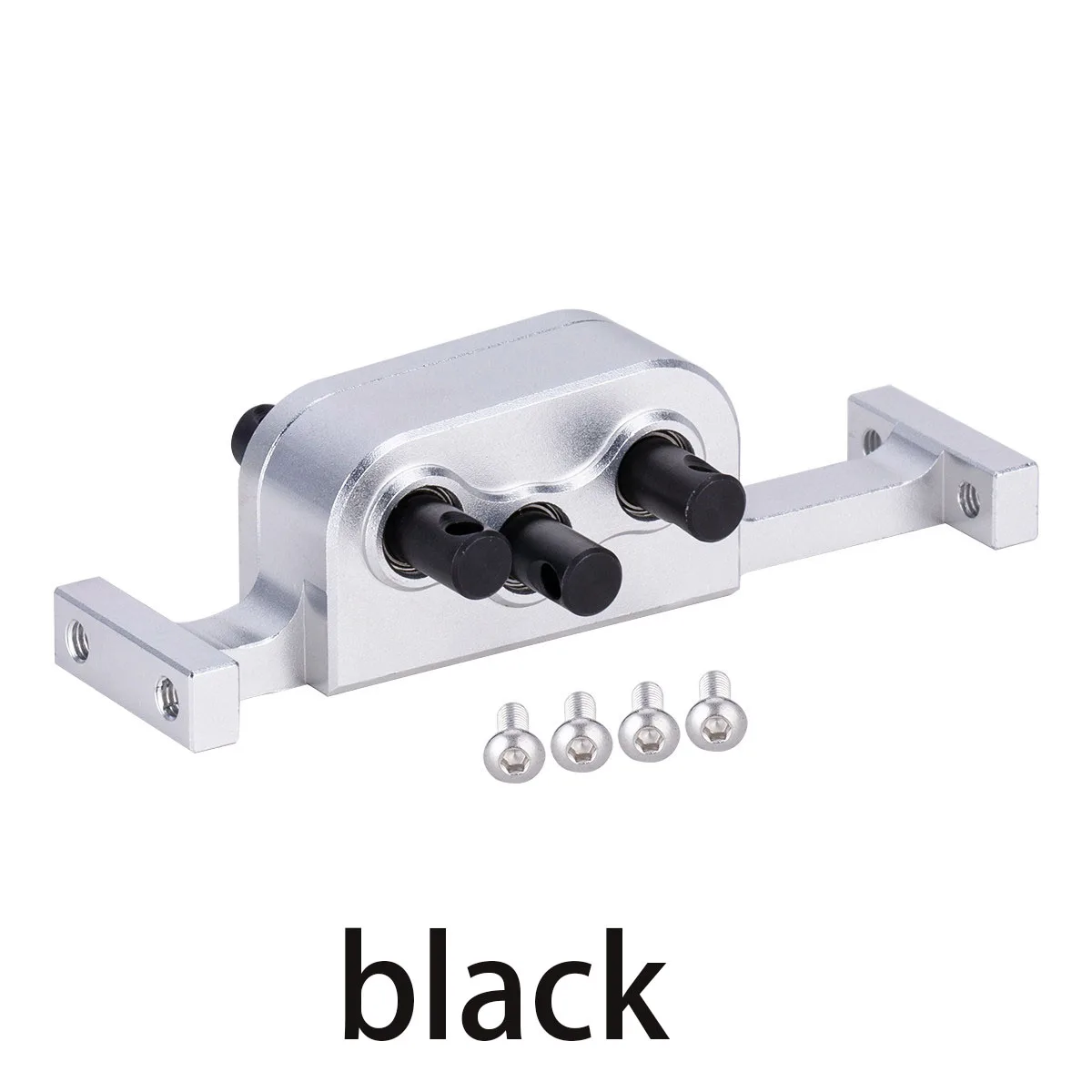 RC model reducer 30% aluminum transfer case width 70 with 5mm shaft for 1/10RC tracked vehicle LCG chassis parts accessories
