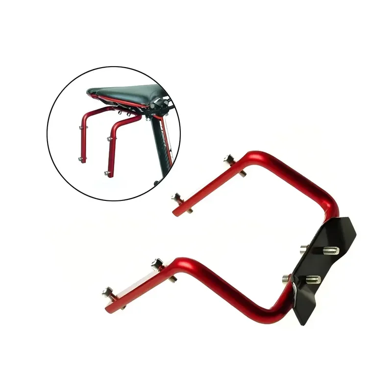 Aluminum Bicycle Rear Saddle Mount Bracket for Double Water Bottle Cage MTB Road Bike Triathlon Cycling Accessories