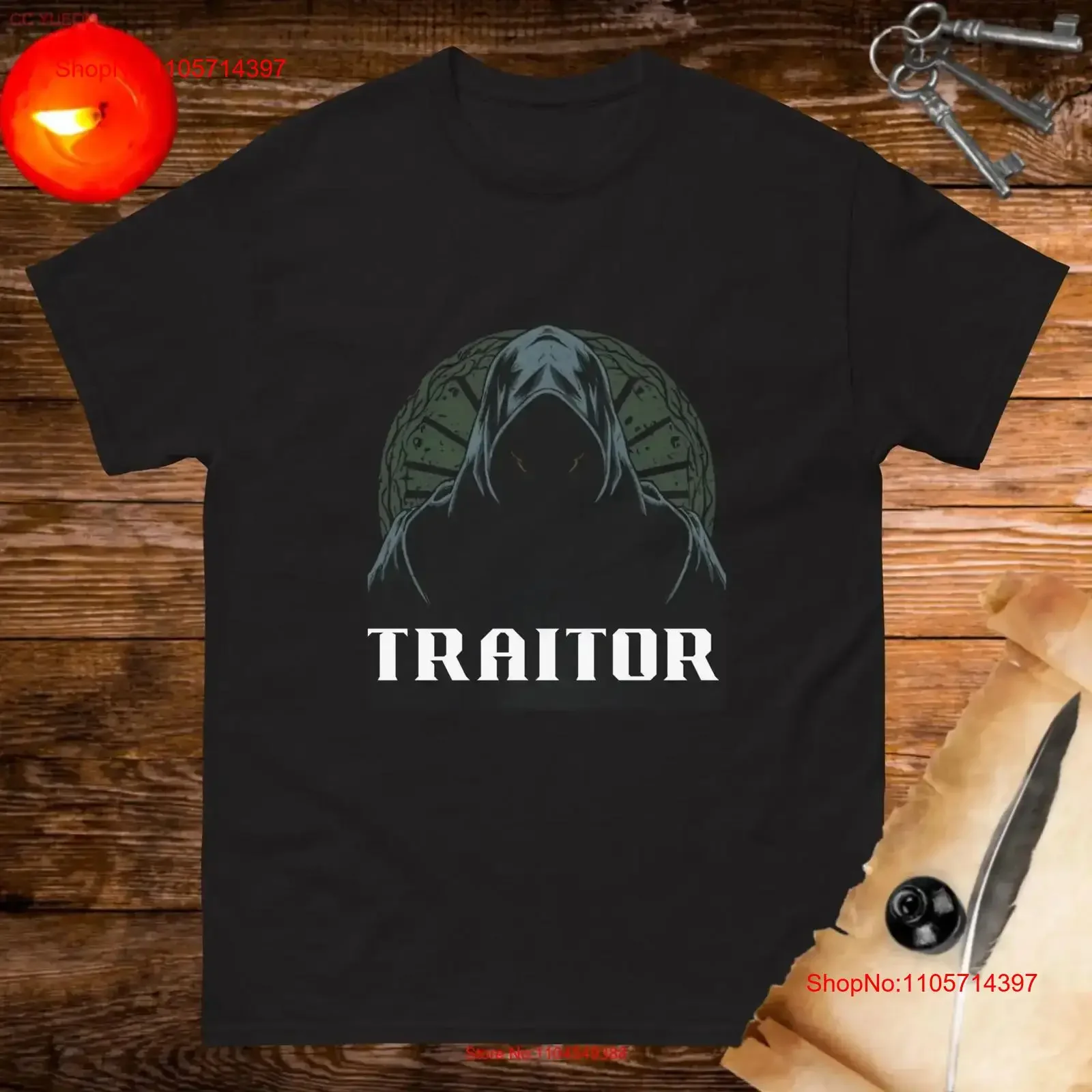 Traitors T Shirt The TV Show Spooky For Fan Of vintage Washed Comfortable streetwear homme Casual graphic Soft Stretched