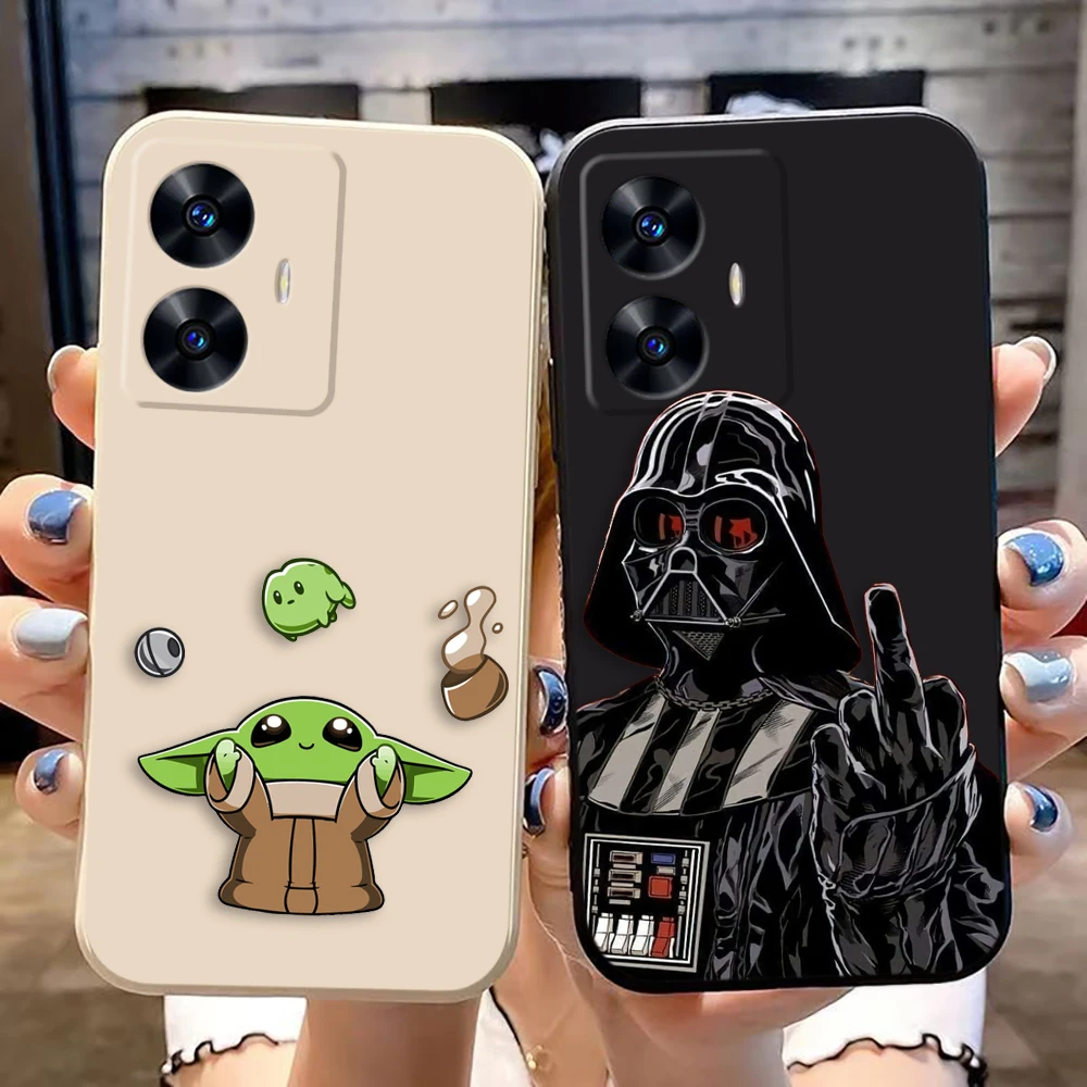 Disney S-Star W-Wars Y-Yoda Phone Case For Realme C65 C63 C53 C35 C55 C33 C30 C21Y C20 C12 C11 GT 2 XT NARAO 20 30 50 Case Funda