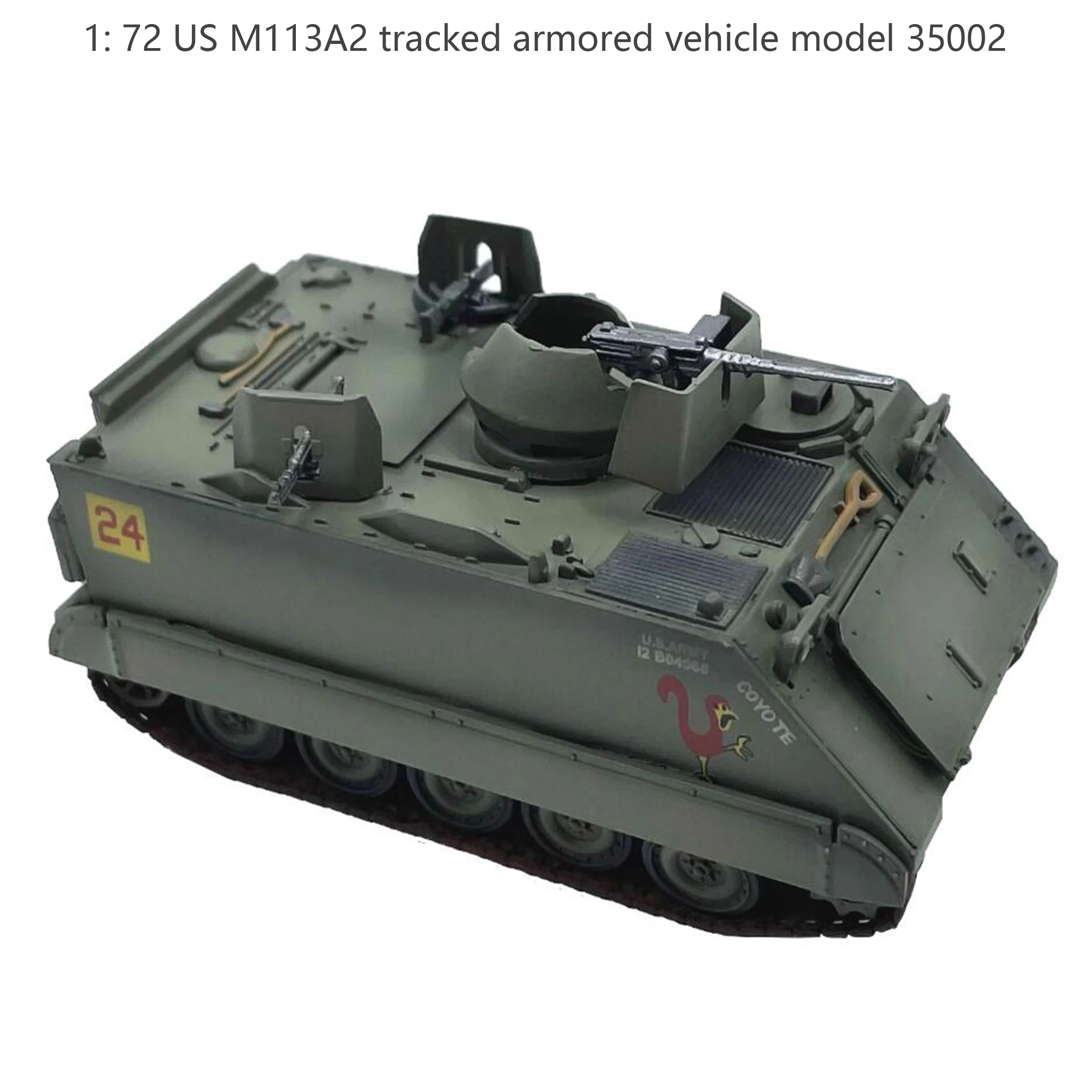 1: 72 US M113A2 tracked armored vehicle model 35002  Finished product collection model