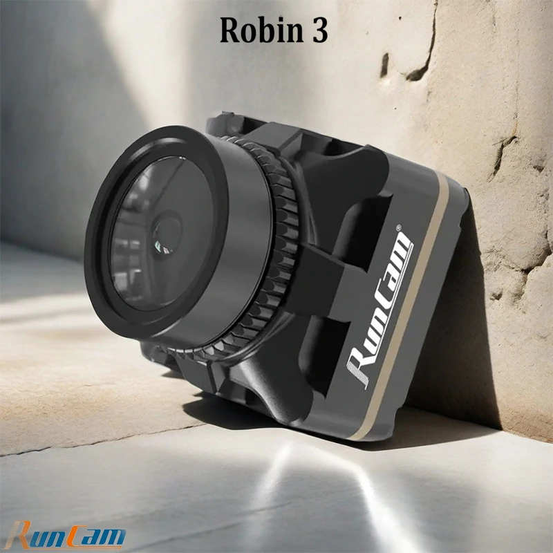 RunCam Robin 3 1200TVL FPV Camera DC 5-23V Screen Ratio 4:3 5.3g 19*19*19mm for RC FPV Racing Drone Quadcopter Model