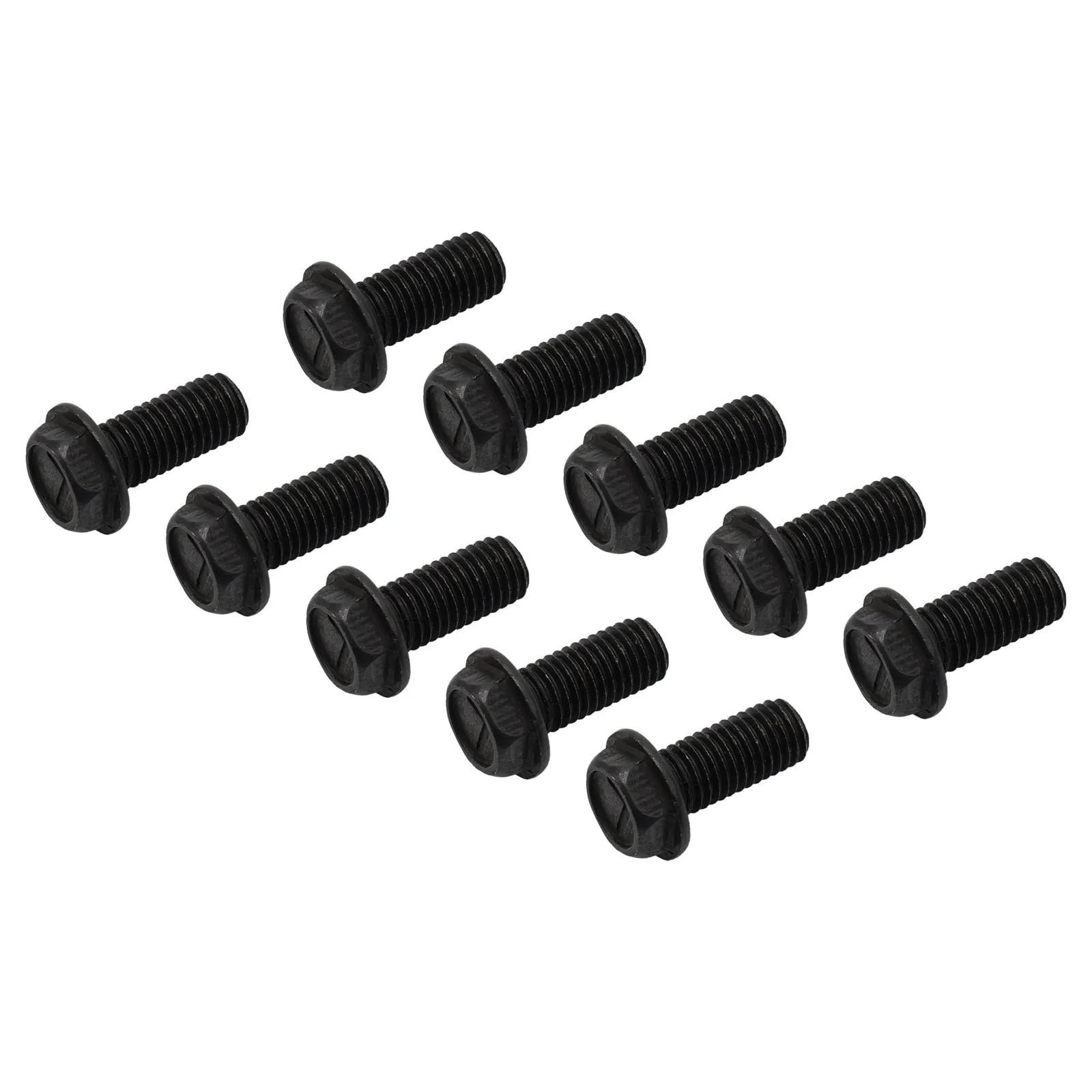 Parts Screw For Cutting Machine 10pcs Black Carbon Steel Hex Flange Left Hand Thread Saw Blade Screw High Quality