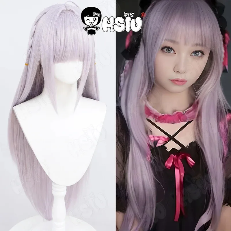 

Honjo Manami Cosplay Wig HSIU gray purple Long hair Synthetic Wig Manakashi no Yuri wa Akaku Somaru Honjo Manami Cosplay Wig