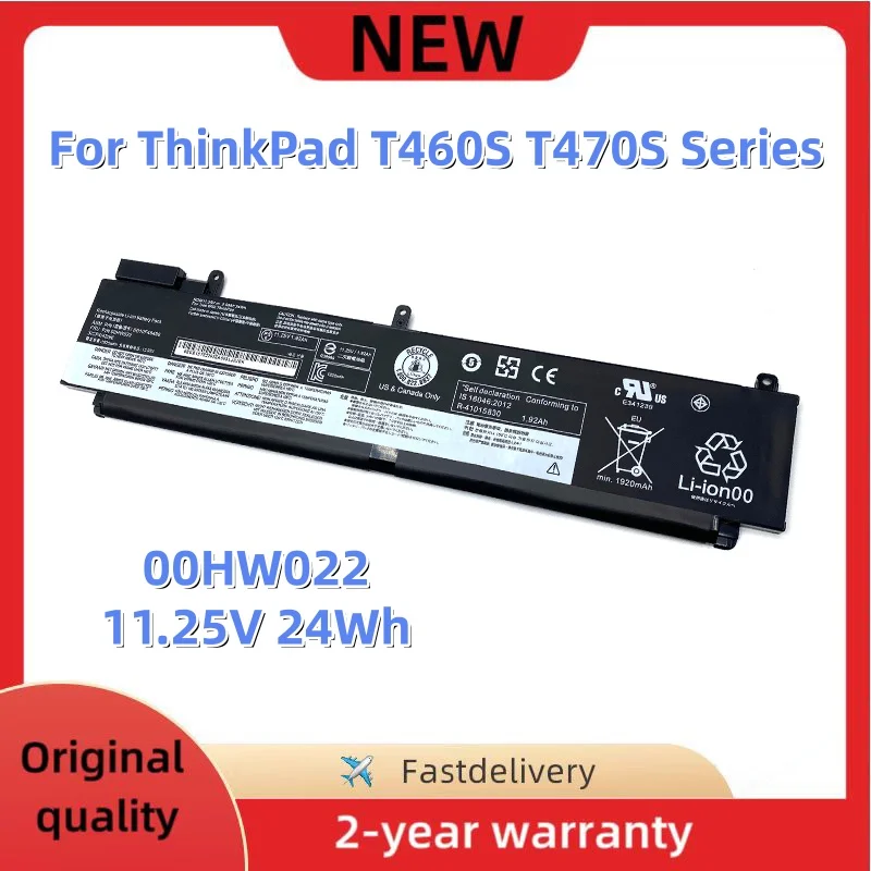 00HW022 00HW024 Laptop Battery For Lenovo ThinkPad T460s T470s 00HW036 01AV405 01AV406 01AV462 SB10F46460 SB10F46474 SB10F46475