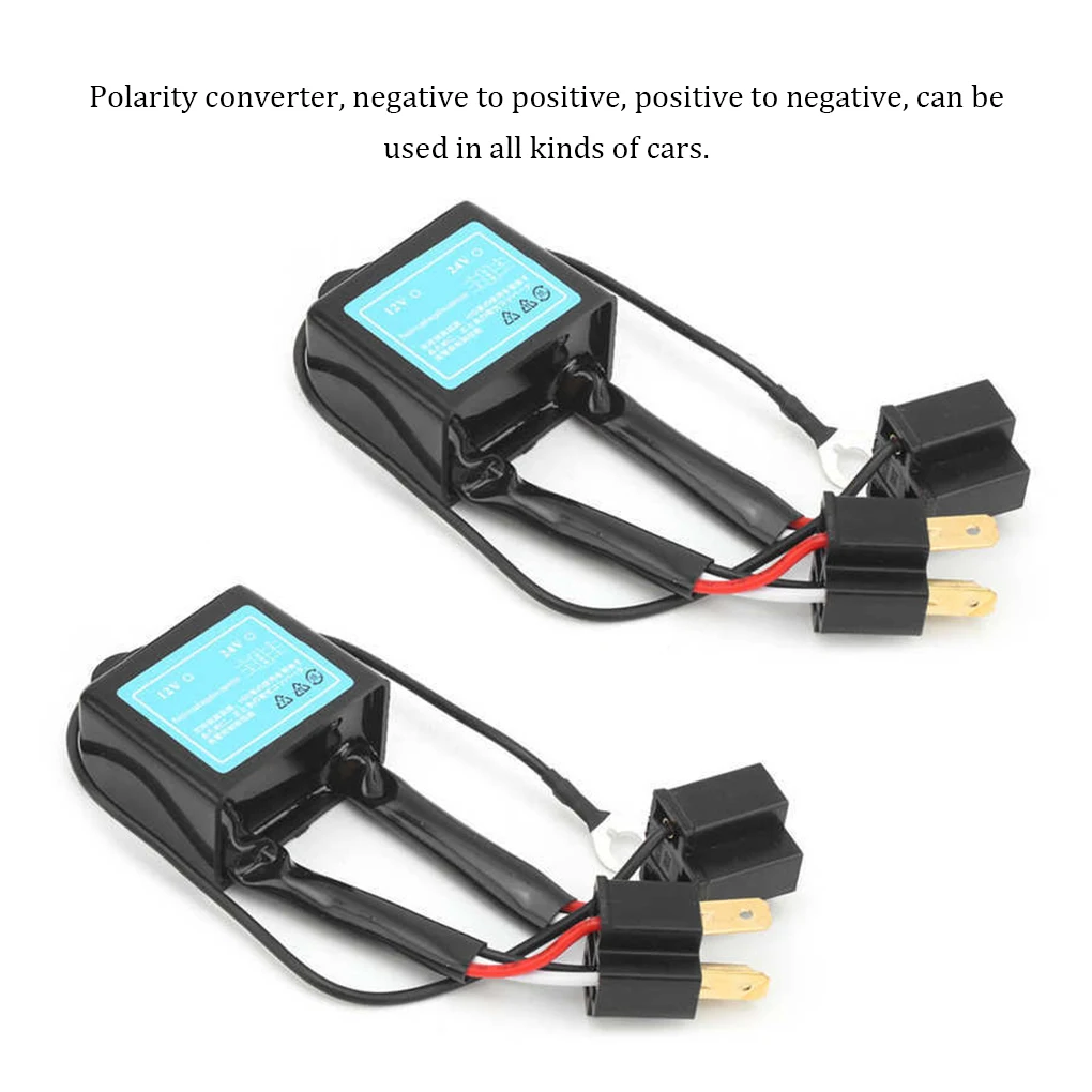 2X Reversed Polarity Converter Professional Switch Harness Adapter