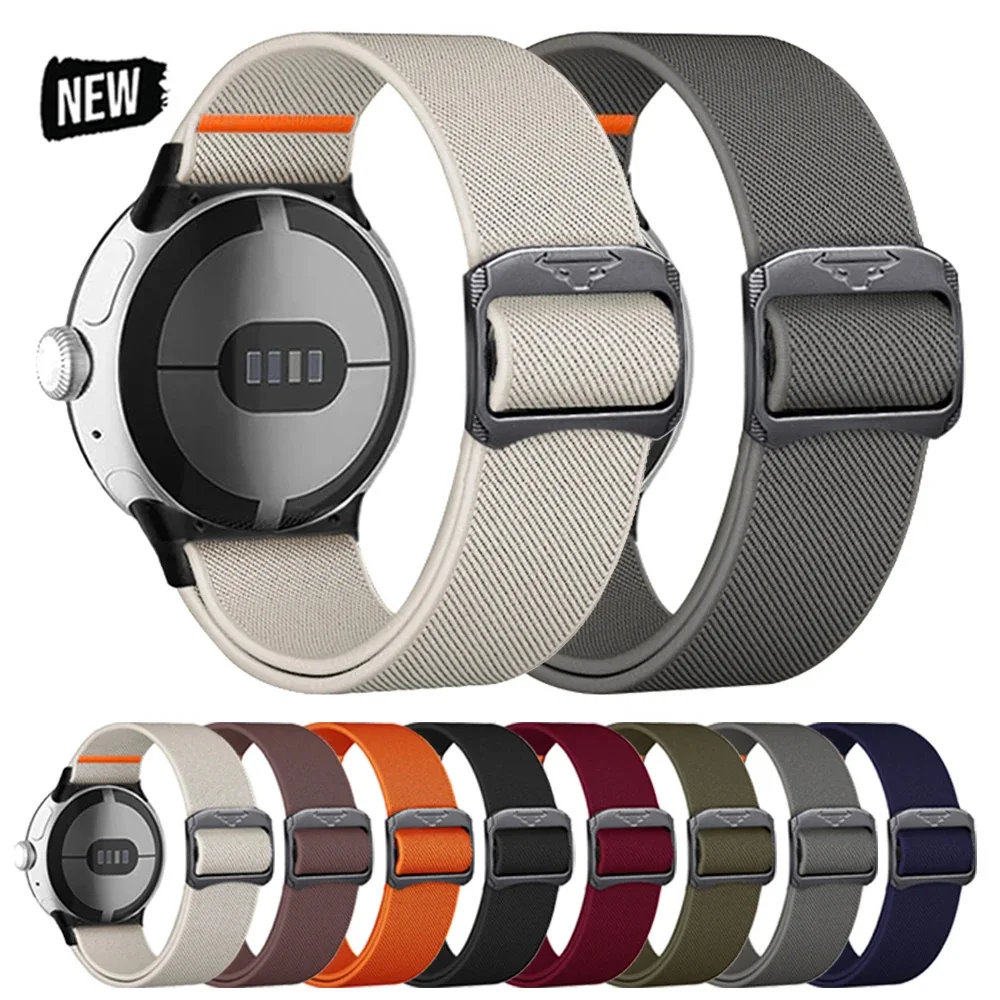 Strap for Google Pixel Watch 3 45mm Nylon Sport Band for Google Pixel Watch1/2/3 41mm Wristband Bracelet Replaced Accessories