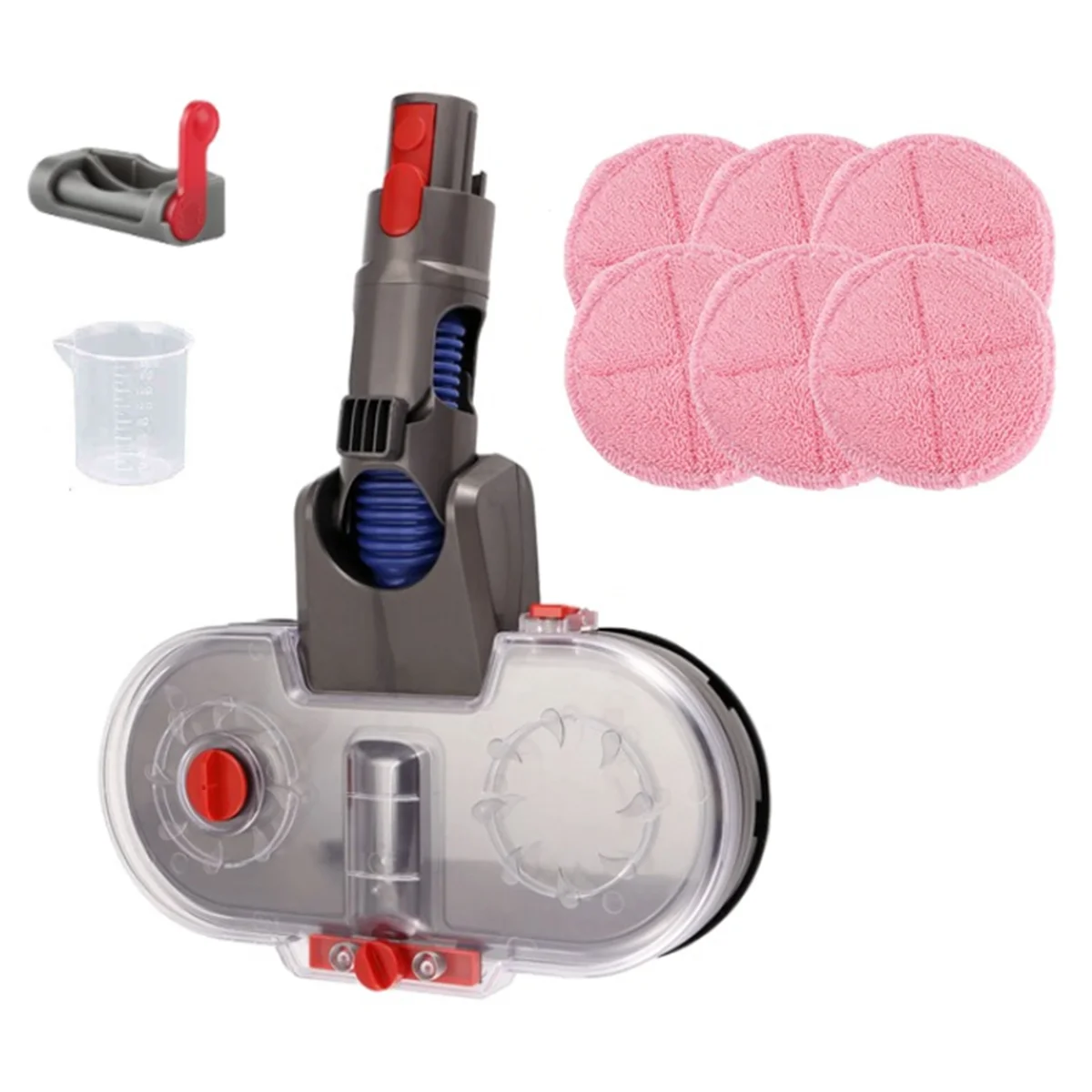 

For Dyson V15 V7 V8 V10 V11 Dry& Wet Mop Cleaning Head Vacuum Attachment Electric Mop Head with Detachable Water Tank,B