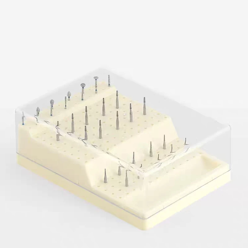 5Pcs 168 Holes Dentistry Burs Holder Autoclave Sterilizer Dentistry Tool Disinfection Box Holder