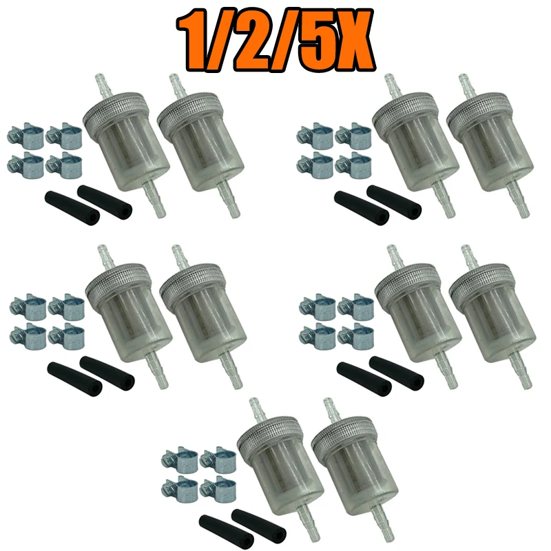 

Комплект аксессуаров для автомобильного дизельного отопителя 1/2/5X: встроенный топливный фильтр + соединительный шланг + комплект зажимов для Webasto Eberspacher