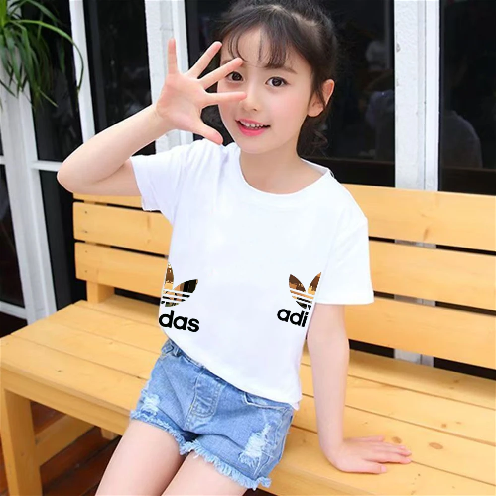 

Kids Summer Boys Girls Leisure Letter 2pcs O-neck Short Sleeve T-shirts+shorts Suits 2-12 Years Casual Outfits Children Clothes