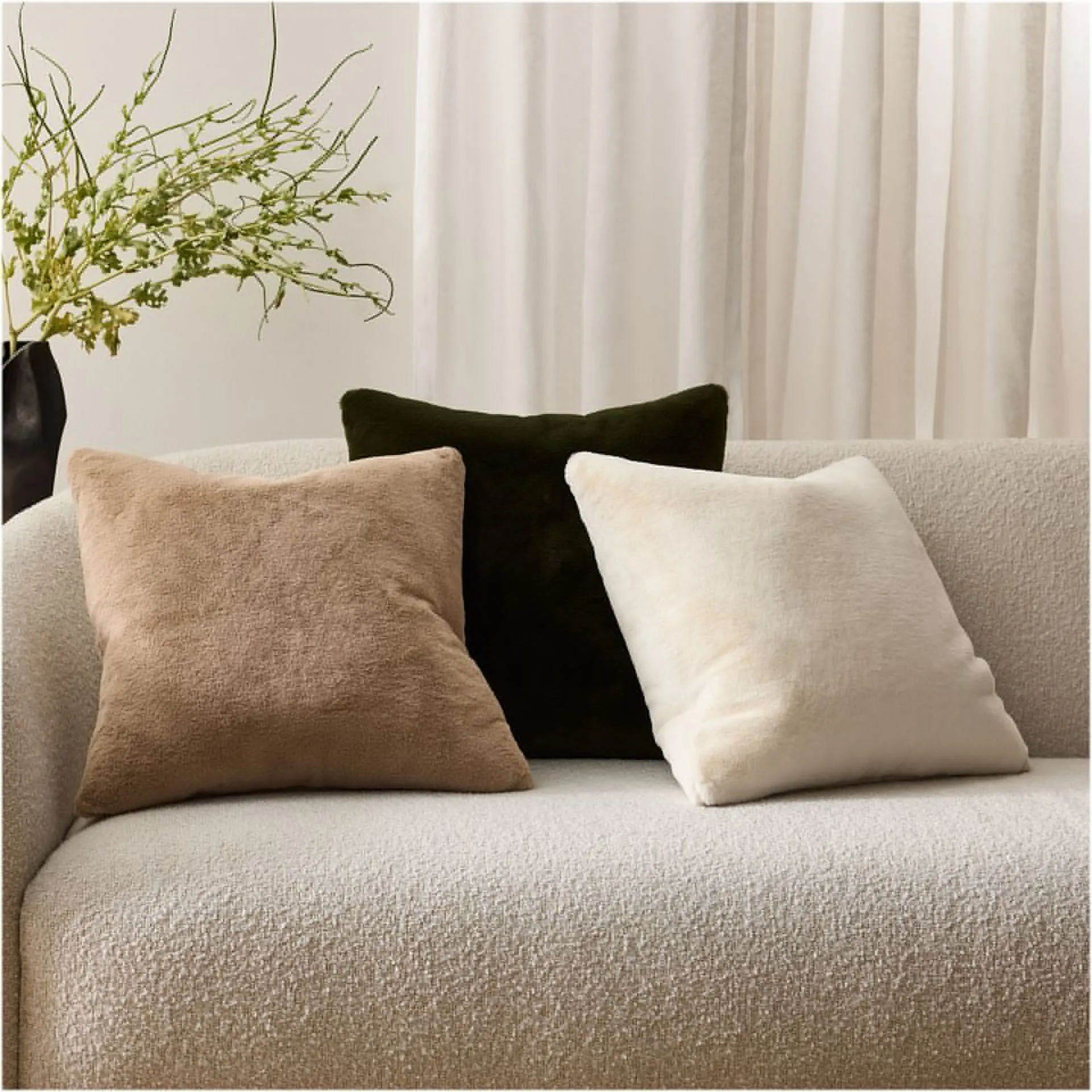 Soft Plush Cushion Cover 45x45cm Throw Pillow Cover For Couch Sofa Home Decorative Pillowcase New Fashionable housse de coussin