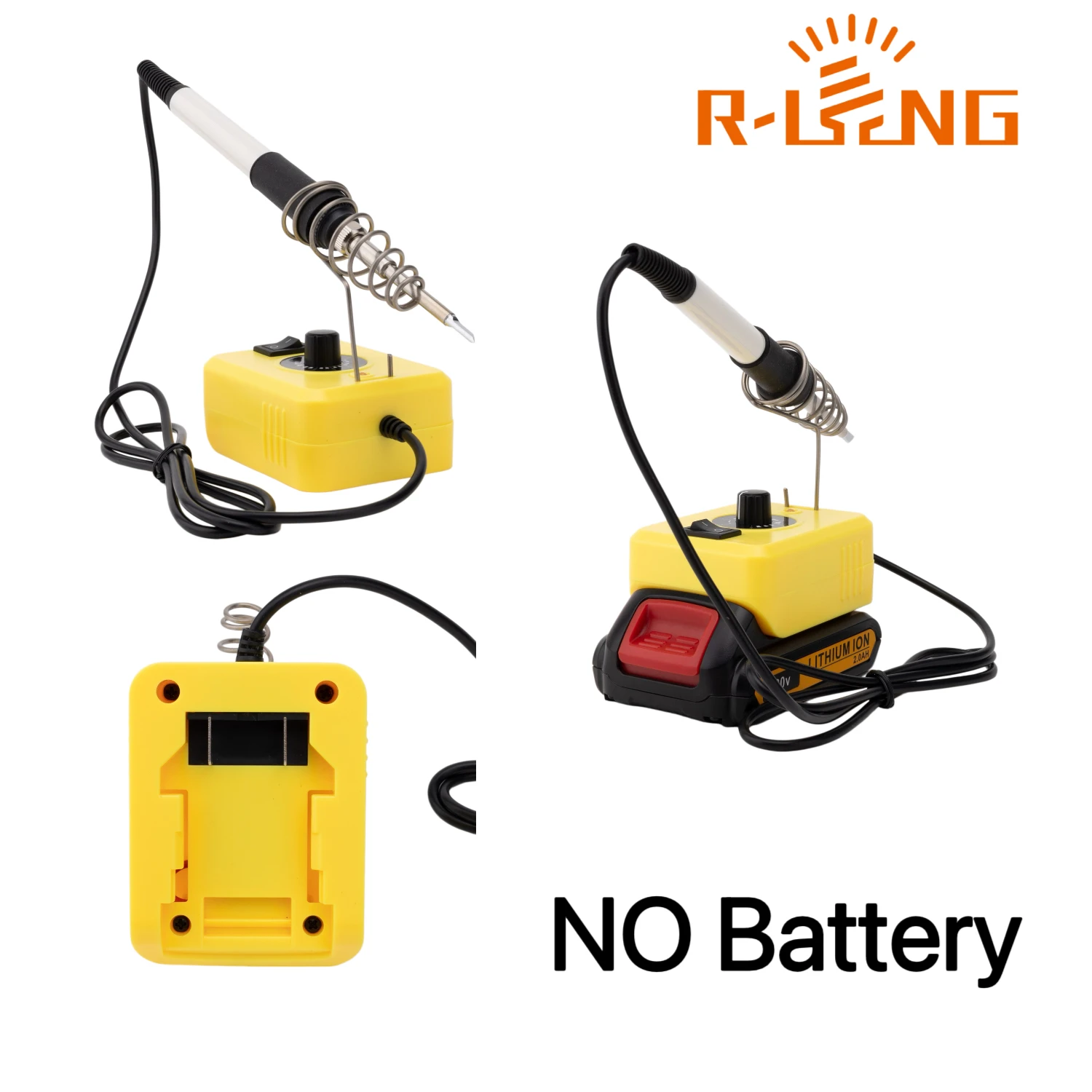 

T12 OLED Soldering Iron Fast Heating Wireless °C/°F Free Switching T12 Soldering Station For Dewalt 18V Lithium Battery