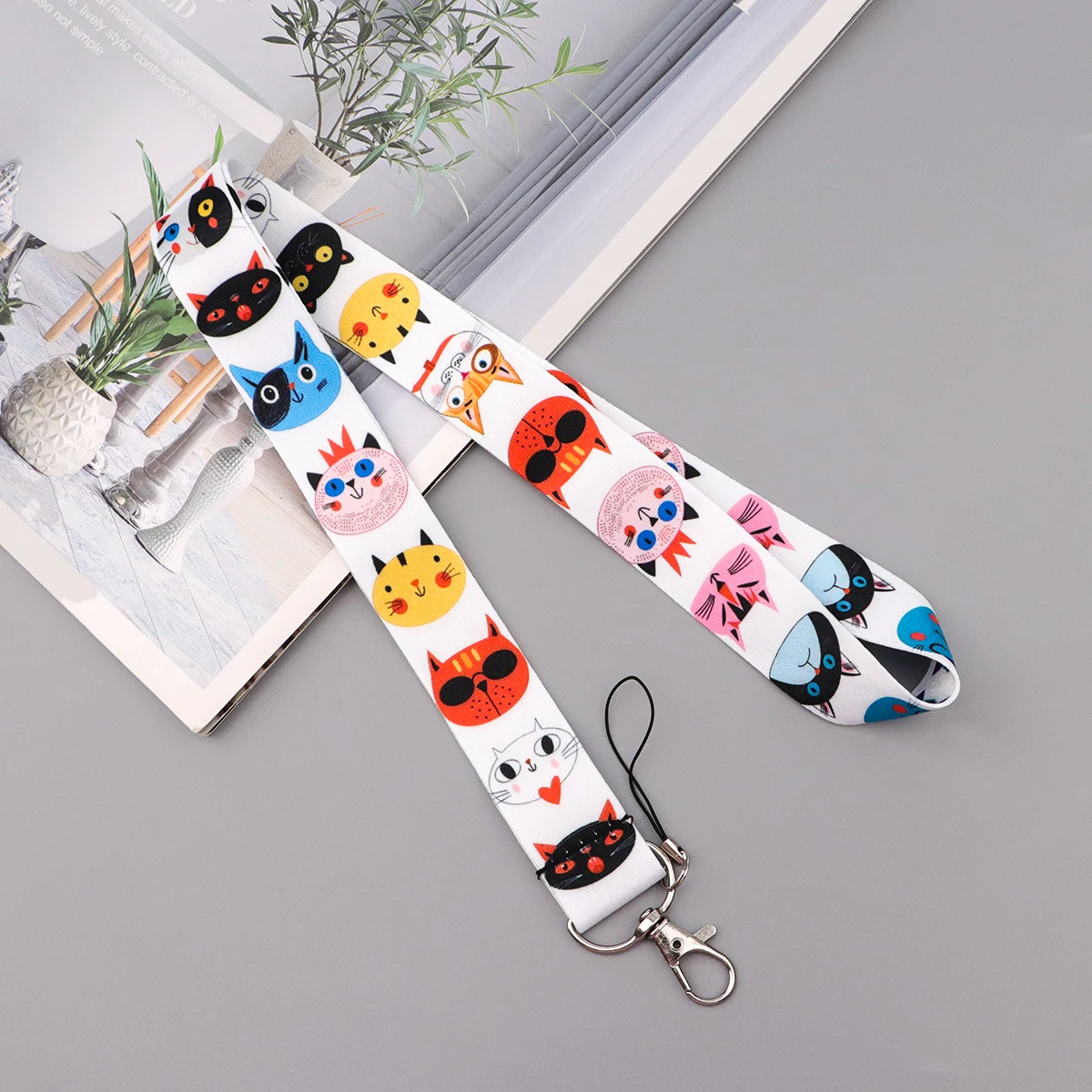 Cartoon Animals Lanyard Neck Strap Keychain Aniem Game Card Cover Badge Holder Mobile Phone Hang Rope Keyring Accessories Gift - Image 5