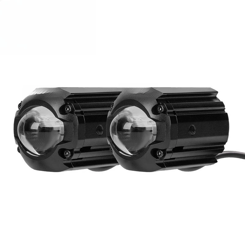 

Motorcycle modified external spotlight two-color lens waterproof headlight far and near intelligent light sense small hidden