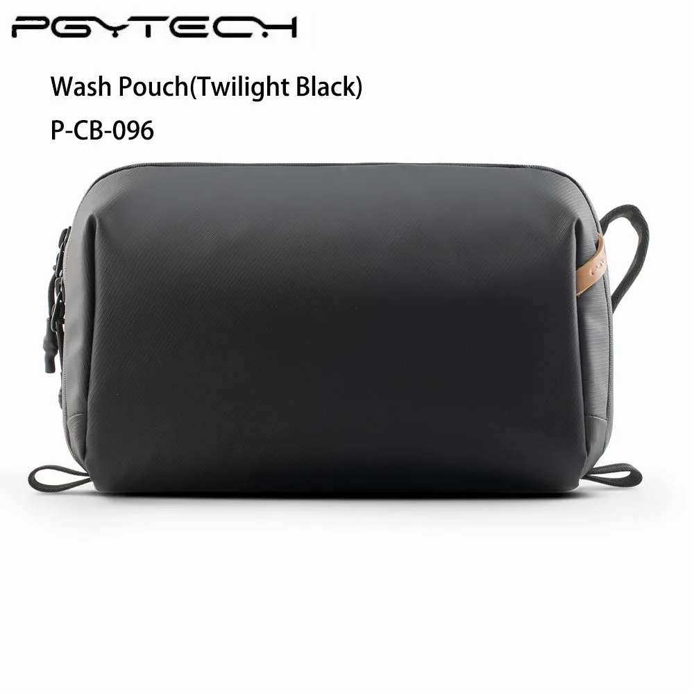 PGYTECH Wash Pouch Hanging Toiletry Bag for Men, Waterproof Dopp Kit Travel Makeup Bag Organizer for Toiletries & Cosmetics