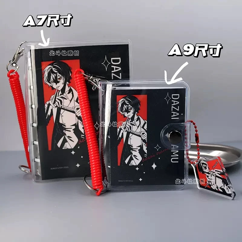 Anime Bungo Stray Dogs Nakahara Chuya dazai osamu Men Women Student Mini Hand Account Notebook Diary Notepad Memorandum Book