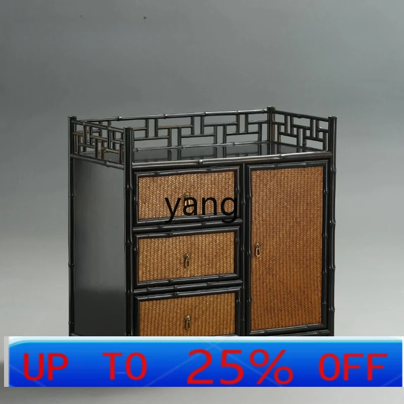 LTT tea cabinet rack tea storage display Bogu rack can hold buckets