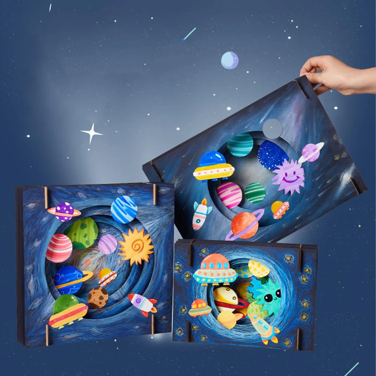 

DIY Toys for Children Kids Handmade Paper Painting Crafts Supplies Interactive Educational Material Toys arts and crafts Set