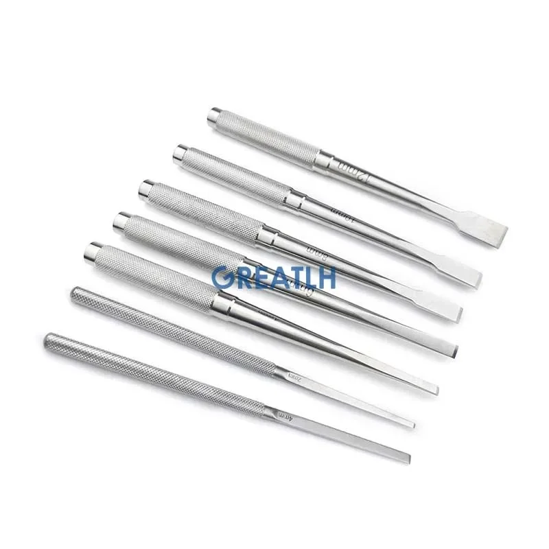 stainless steel Veterinary Osseous knife Orthopedics Bone Osteotomes 2mm 4mm 6mm 8mm 10mm 12mm orthopedics Instruments