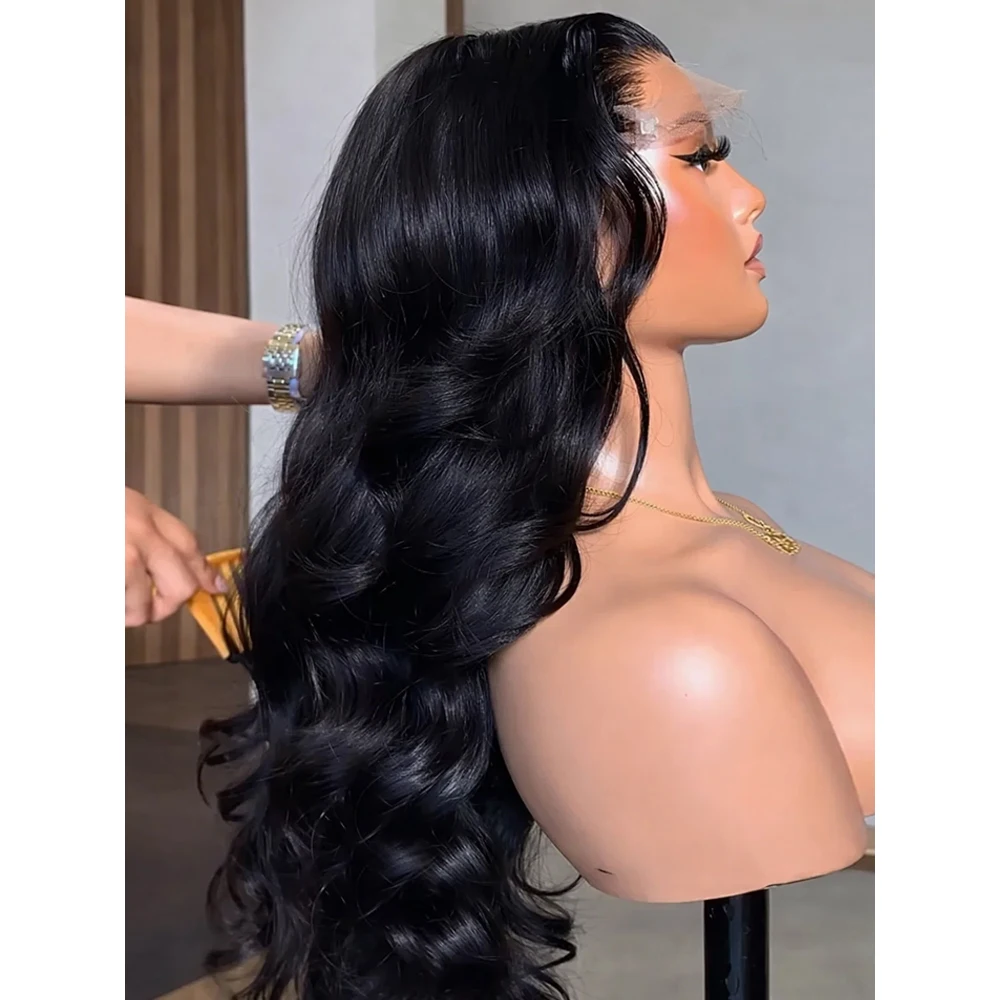 

Парик из натуральных волос Body Wave 13x4 с кружевной передней частью, 5x5 с кружевной застежкой, предварительно выщипанный, для женщин, с невидимым ремешком, 360-градусный парик с полной кружевной передней частью