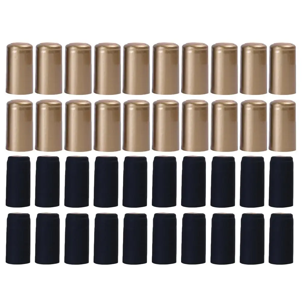 

200pcs Heat Shrink Capsules PVC Bottle Sealer Tear Off Tab Homebrew Family Winery Kitchen Bar Accessories
