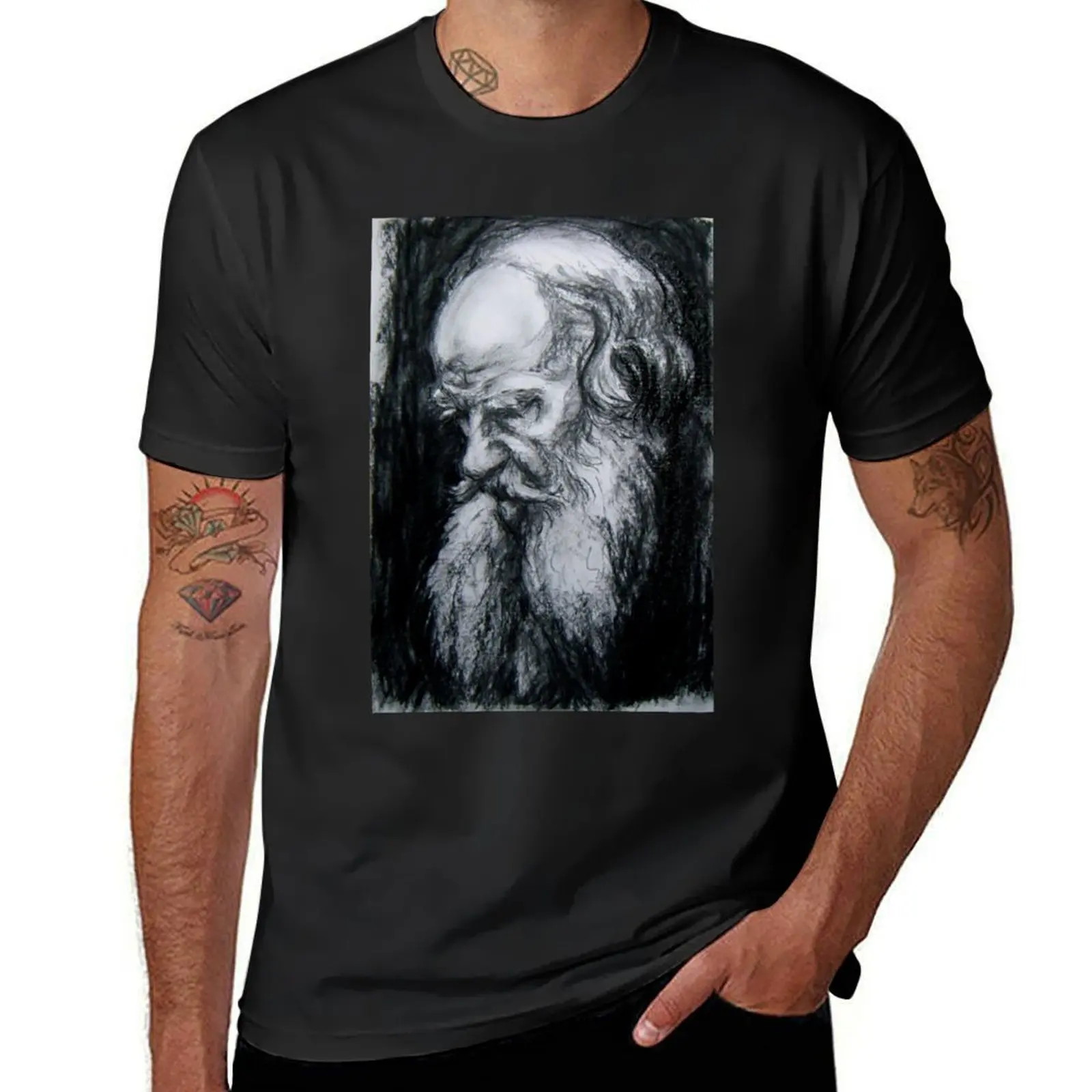 Leo Tolstoy T-Shirt sublime heavyweights plus sizes funny t shirts for men