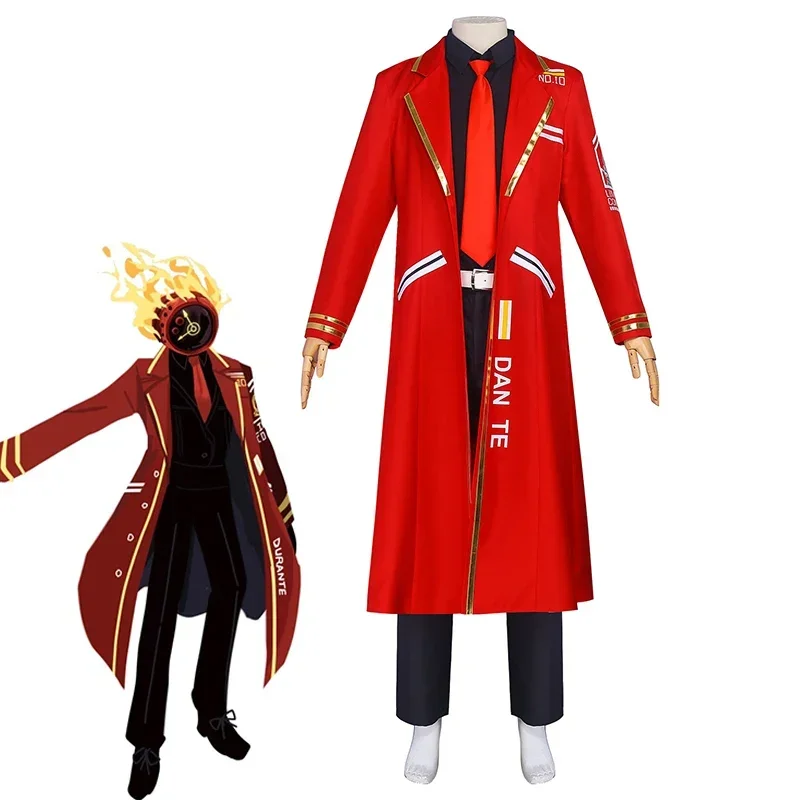 Unisex Men Anime Game Uniform Dante Limbus Costume Limbus Company Dante Cosplay