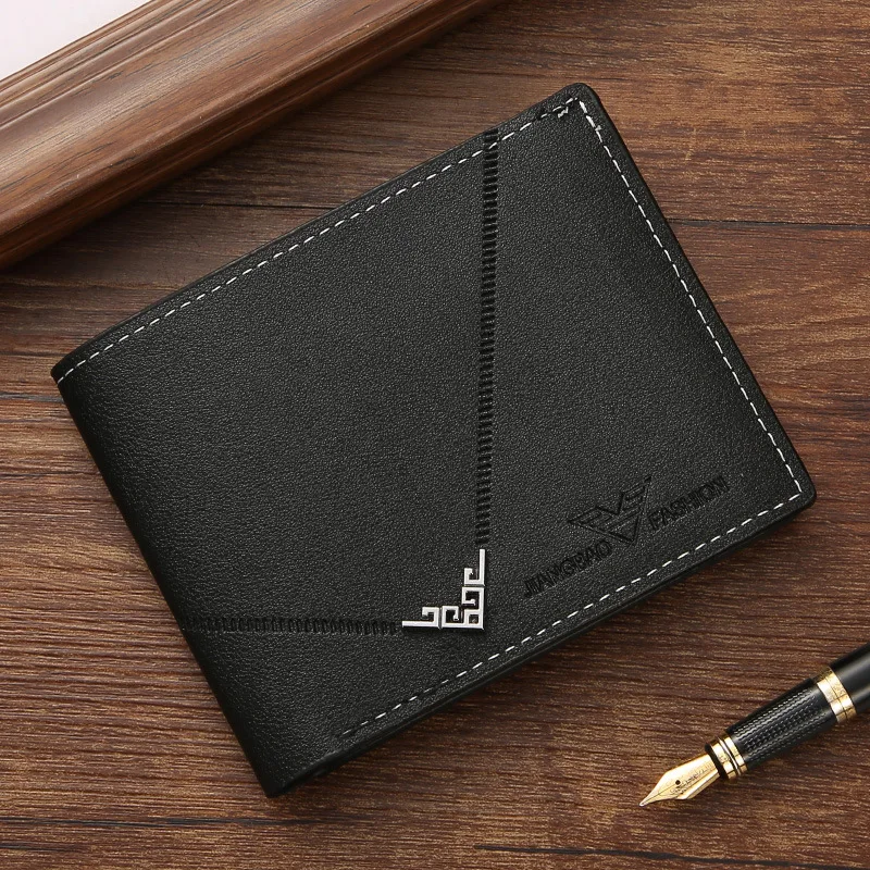 Fashionable MEN'S Short Wallet, Multifunctional, Lightweight and Compact, Wear-resistant Coin Purse N815 image 5