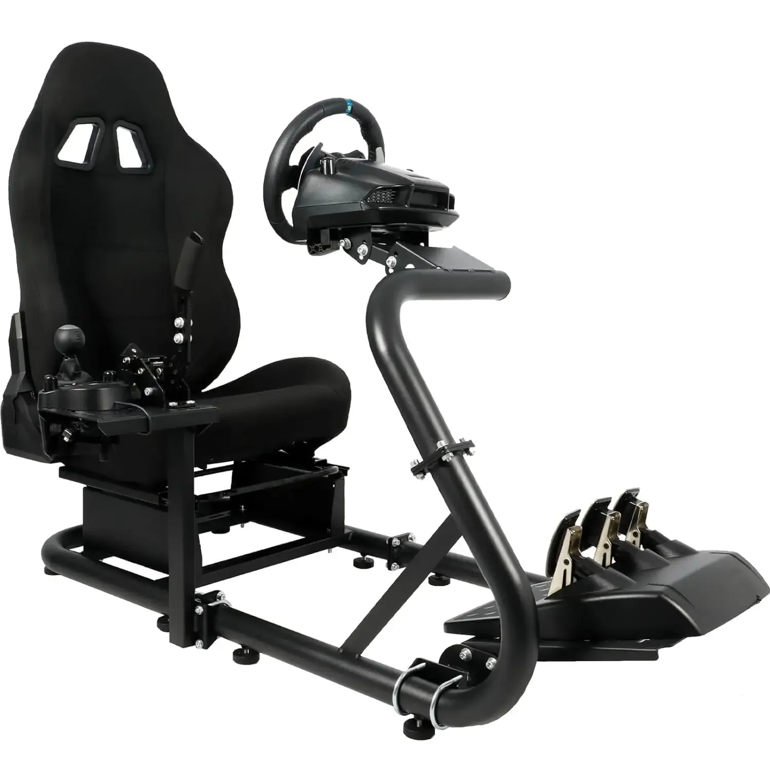 Racing Cockpit: Monitor Stand, for Logitech/Thrustmaster/Fanatec ,Wheel/Pedals/Shifter Not Inc.