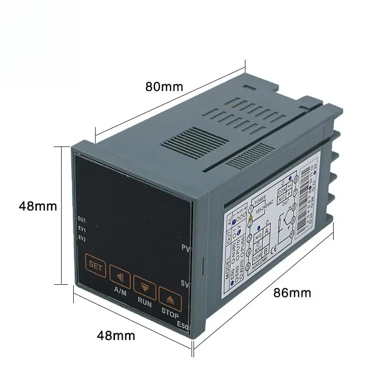 

88E50 48*48mm Touch Screen Fussy Pid Analog Universal Inputs Digital Temperature Controller