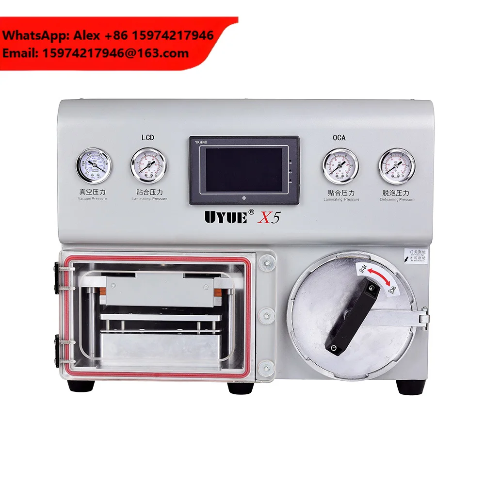 New UYUE X5 Vacuum OCA Laminating Machine For Edge And Straight LCD Refurbish And Bubble Remover