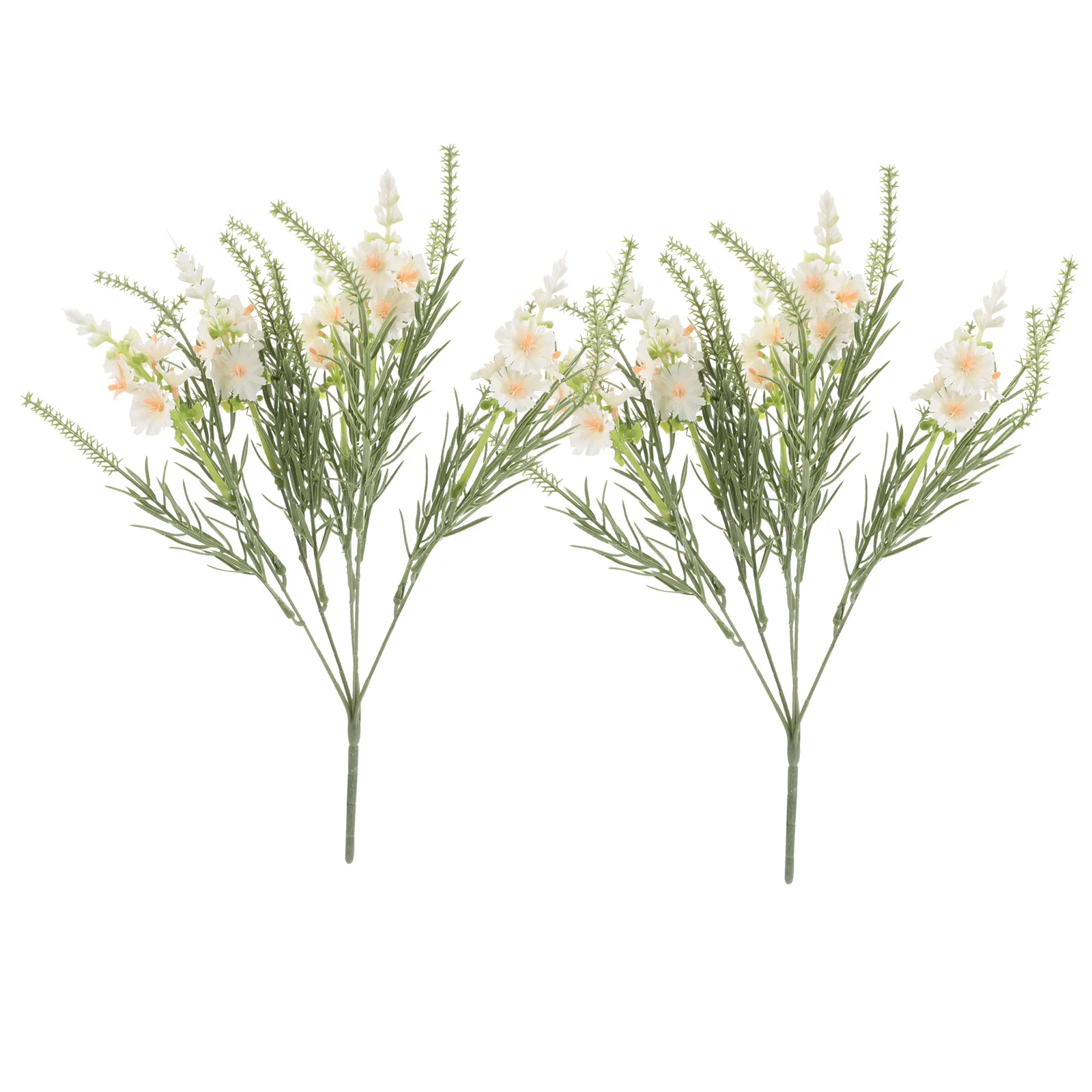 

2Pcs Simulation Bouquets Exquisite Faux Flowers for Home Wedding Decoration Vase DIY Longlasting Elegance Wedding Bouquets Decor