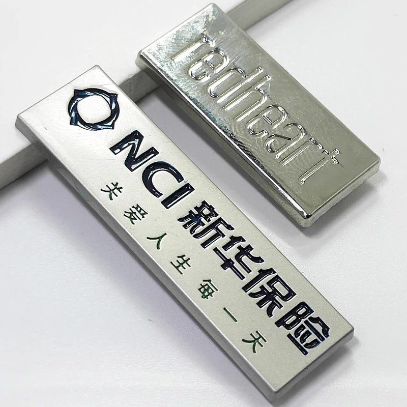 Personalized Name Pendant DIY Lettering Logo, Stainless Steel Pin NamePlate, Decorative Sign Plate Wholesale