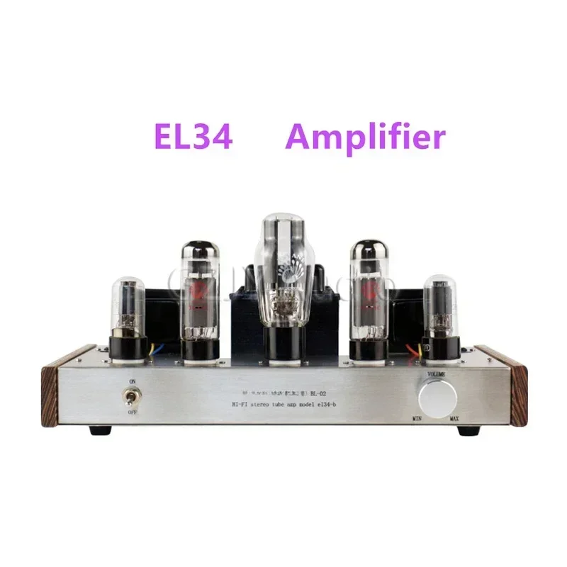 Laochen EL34 ,Class A Handmade Scaffolding ,Electron Tube HiFi Power Amplifier,With 5.0