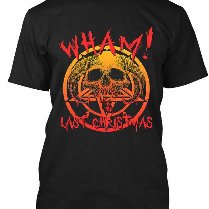

НОВАЯ популярная футболка Wham Last Christmas с английской музыкой в стиле ретро и винтажным логотипом S 4XL