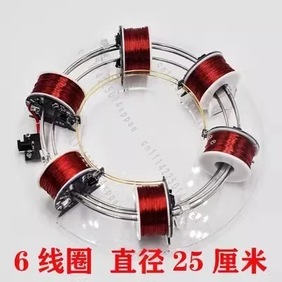 Exotic Physics Homemade Teaching Physics Electromagnetic Cyclotron Ring Accelerator Scientific Experimental Equipment Novel