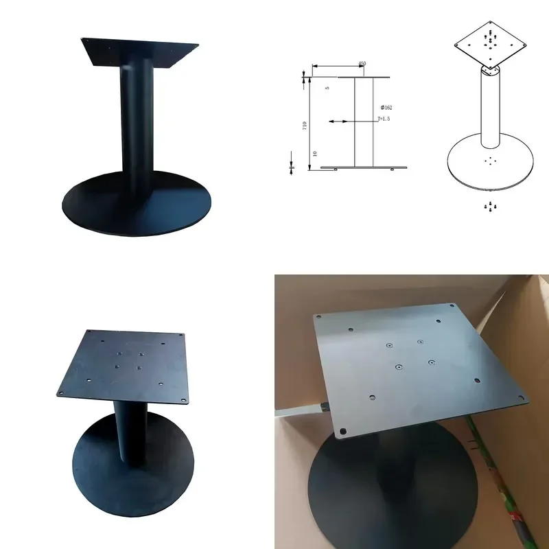 LModern Round Metal Base for Dining Table Coffee Table