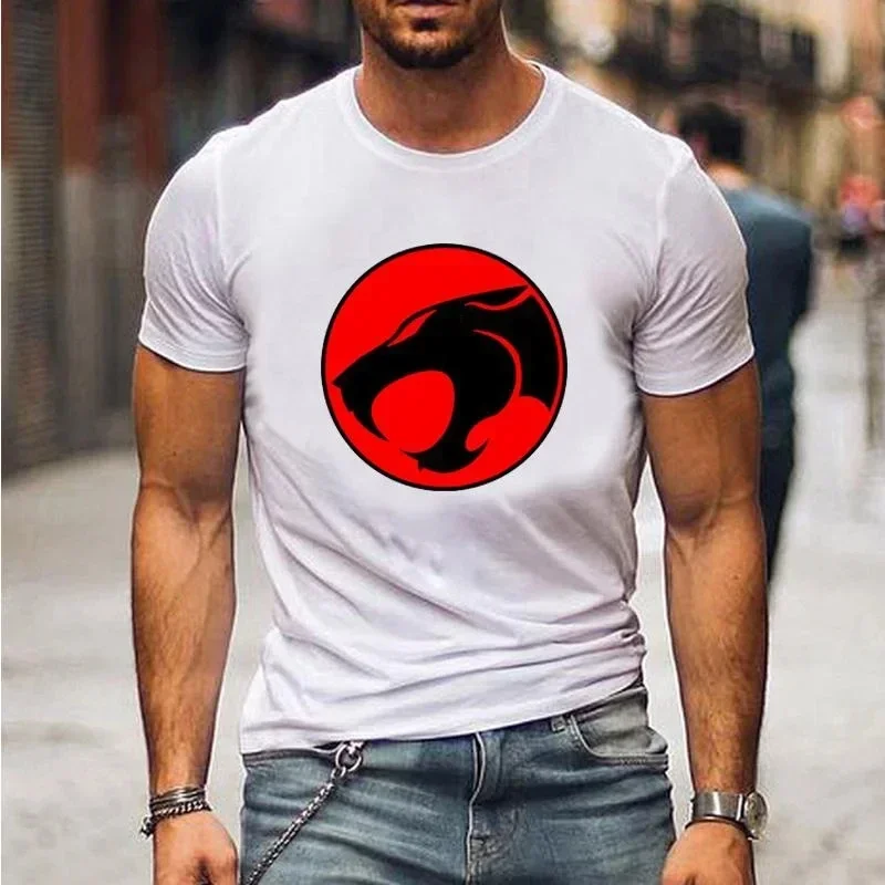 New Cartoon Anime Thundercats T Shirts 3D Print Men Woman Fashion T-shirt Streetwear Oversized Harajuku Kids Tops Tees Clothing