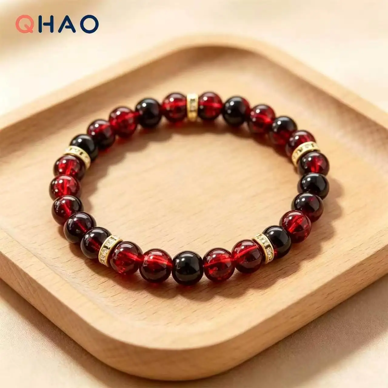 Bohemian Bead Bracelet for Anxiety Relief Calming Mind and Enhancing Communication High-end glass glaze