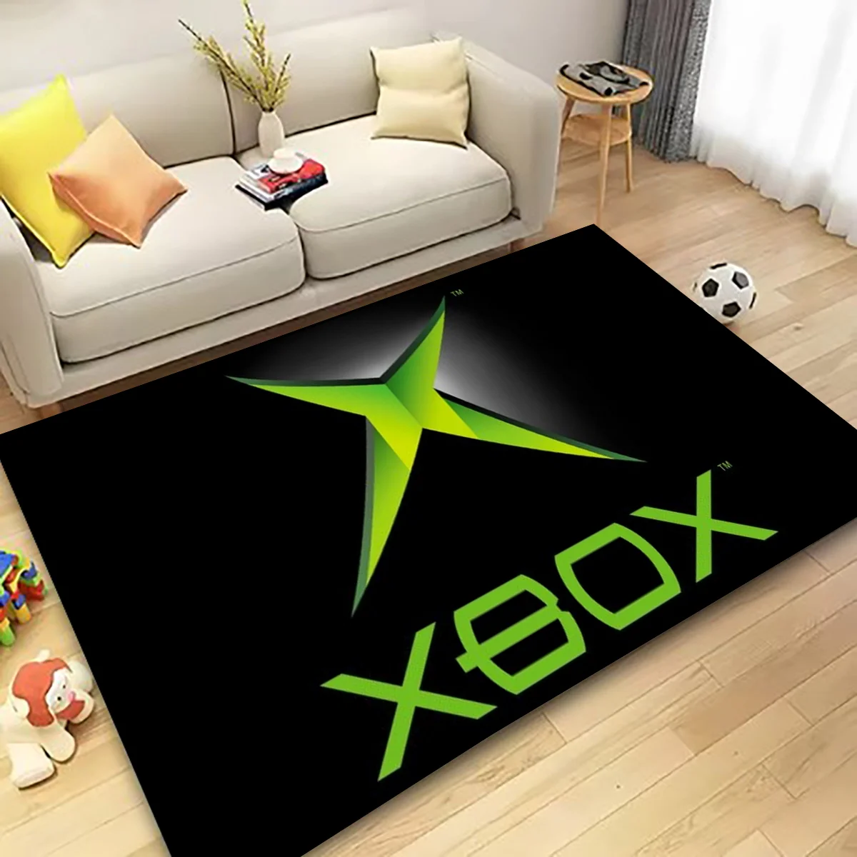 

Новый ковер с логотипом игрового геймера X-Xboxs, ковер для гостиной, спальни, домашний декор, детские игры, нескользящий коврик для дивана