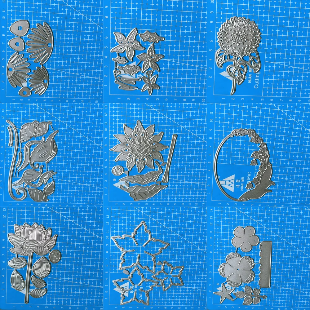 Blumen Metall schneiden stirbt Schablone DIY Scrap booking Album Papier karte Vorlage Form Prägung Handwerk Dekoration