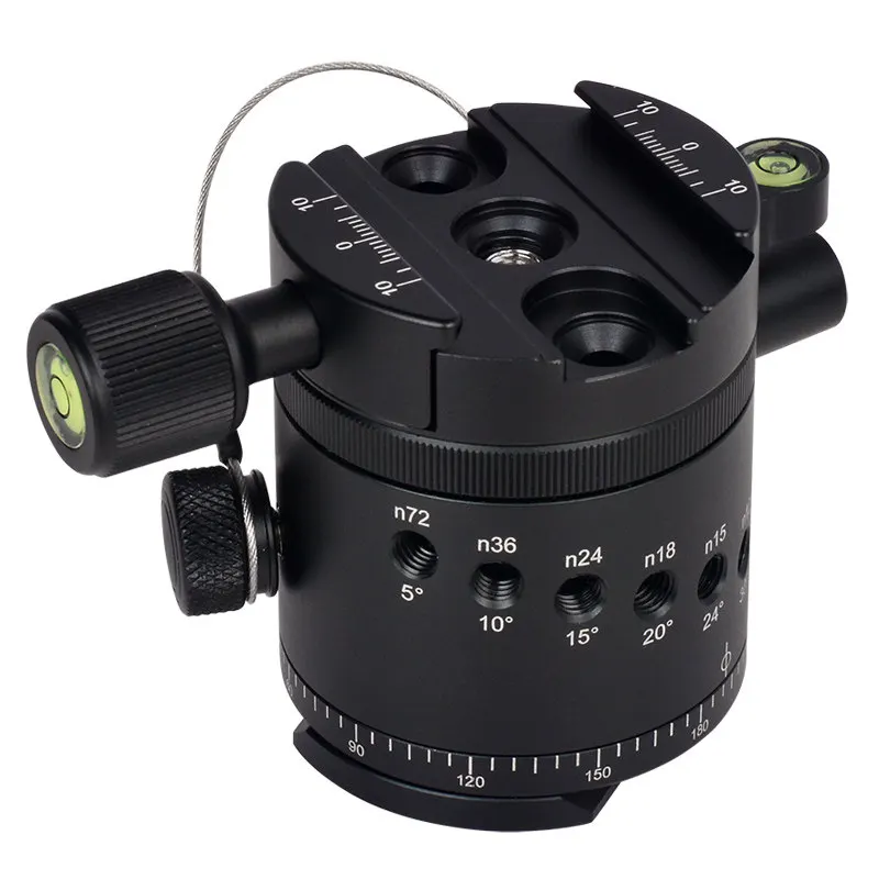 CAVIX360 degree indexing panoramic gimbal, blind shot connecting piece gimbal quick installation board