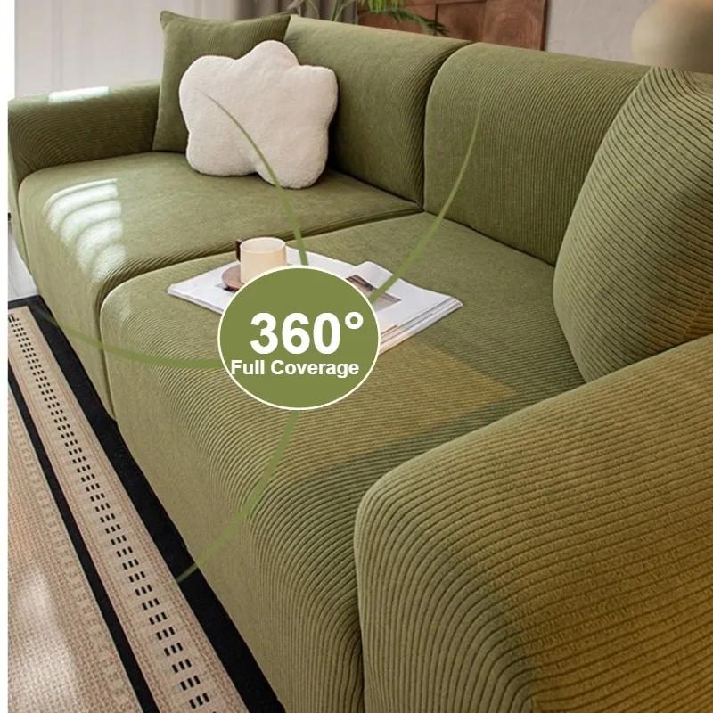 Elasticity Jacquard Couch Covers Stretch Sofa Cover Pets Dogs Friendly Anti Slip Slipcovers Furniture Protector 1/2/3/4/5 Seater