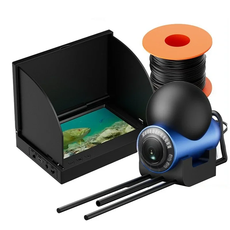 Visual fish finder, display screen, fishing camera