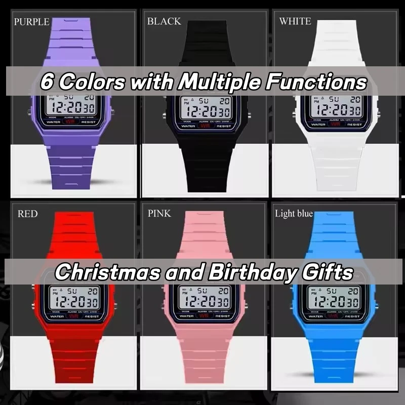 Relojes digitales LED deportivos para niños, correa de silicona, reloj electrónico para niños y niñas, cronógrafo, alarma, reloj para estudiantes, Montre Enfant