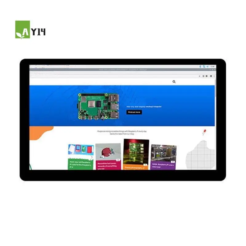 AY14 -15.6Inch LCD Capacitive Touch Screen LCD 1920X1080 IPS Various Systems Support Power -Compatible US Plug