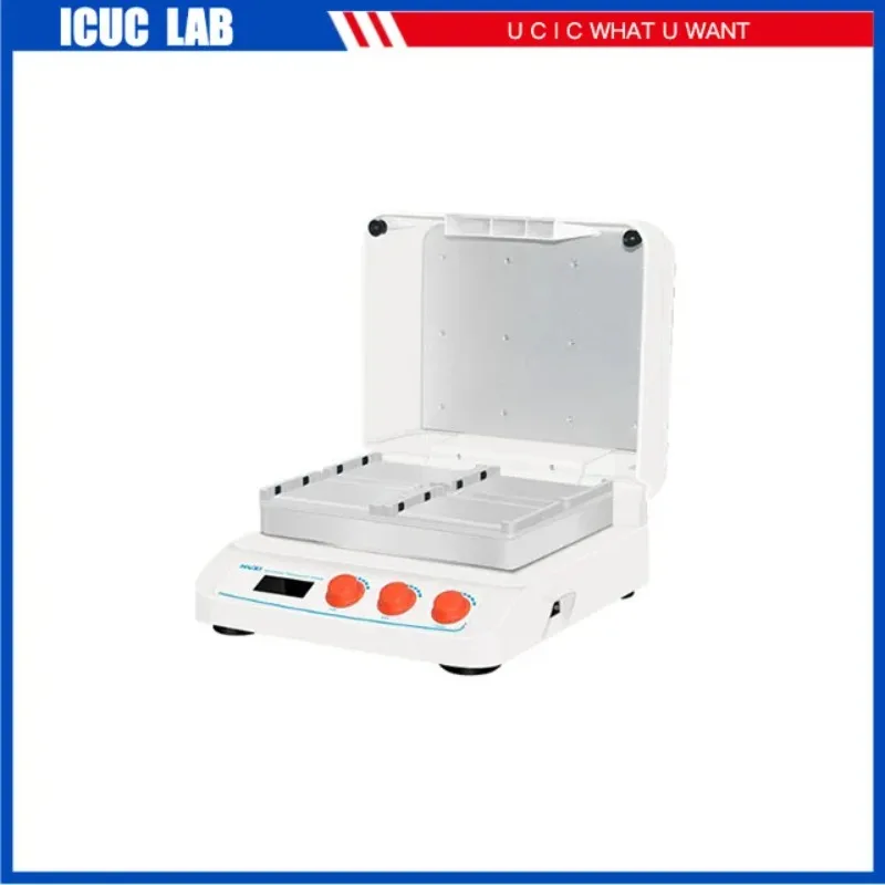 HW-400TG Laboratory Dry Bath 96 well Gel Make Constant Temperature Oscillator Heating Microplate Incubator Machine